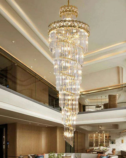 Opulent Crystal Chandelier - Chic Lighting Solution