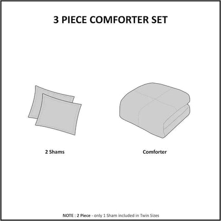 Viola Chenille Shabby Chic Bedding Set with Coordinated Shams - Elegant Comfort Collection