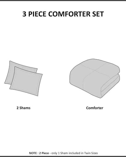 Viola Chenille Shabby Chic Bedding Set with Coordinated Shams - Elegant Comfort Collection