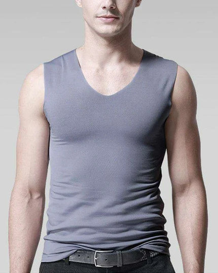 Men's Slim Fit Summer Muscle Tank Top - Quick-Drying Sleeveless Vest for Bodybuilding