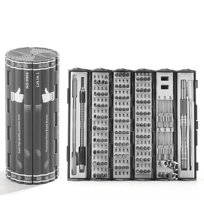 128-Piece Ultimate Precision Screwdriver Set - All-in-One Repair Solution