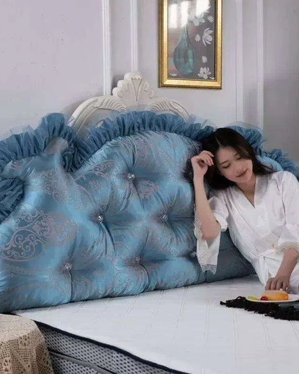 Royal Elegance Luxe Bedside Backrest Cushion with Washable Cover – Ultimate Comfort for a Dreamy Bedroom Escape