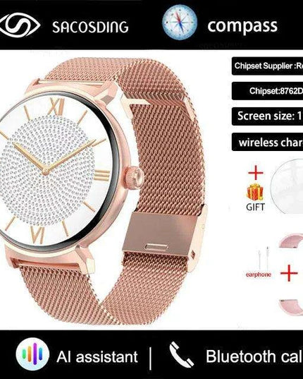 Smart Bluetooth Calling Fitness Tracker Smartwatch with Touchscreen