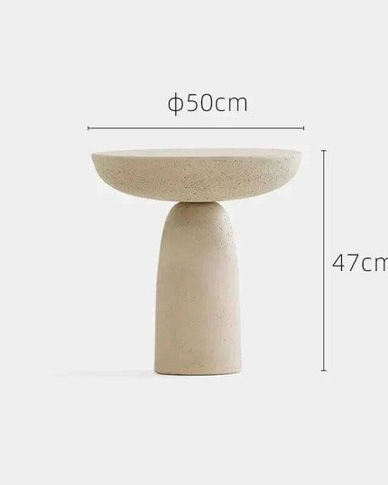 Sleek Grey Marble Nesting Coffee Table with Stylish Black Travertine Base for Contemporary Spaces