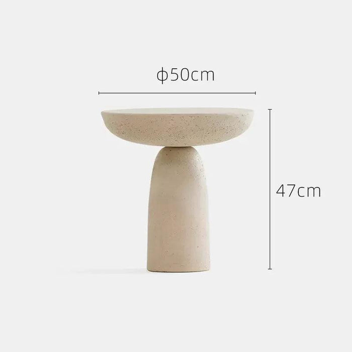 Sleek Grey Marble Nesting Coffee Table with Stylish Black Travertine Base for Contemporary Spaces