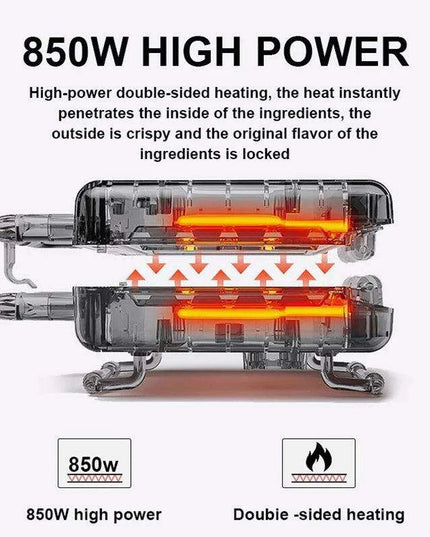 Compact Electric Waffle Maker for Quick and Tasty Treats