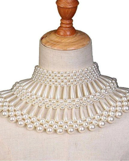 Pearl Elegance Choker and Body Chain Set