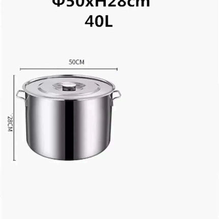 Versatile Stainless Steel Cooking Pot Set with Handle for Easy Transport