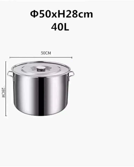 Versatile Stainless Steel Cooking Pot Set with Handle for Easy Transport
