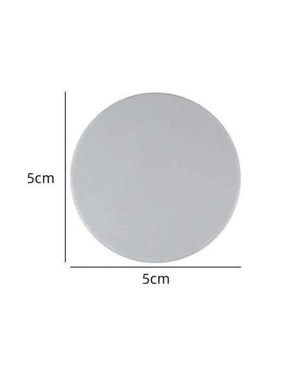 Self-Adhesive Silicone Door Handle Bumpers - Elegant Shock Absorbing Wall Protectors (Single Unit)