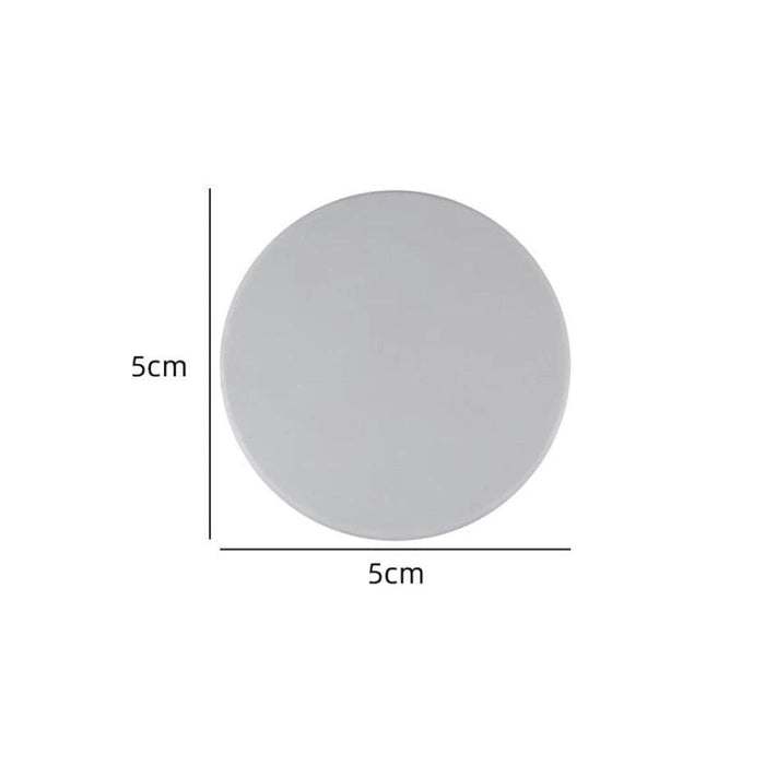 Self-Adhesive Silicone Door Handle Bumpers - Elegant Shock Absorbing Wall Protectors (Single Unit)