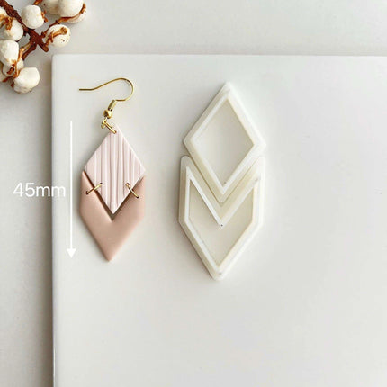 Creative Geometric Polymer Clay Cutters for Unique Earring Creations