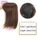 Bangs & Volume: Clip-In Hair Topper for Instant Transformation