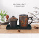 Handcrafted Purple Clay Dragon Teacup with Strainer & Lid - Unique Yixing Zisha Mug