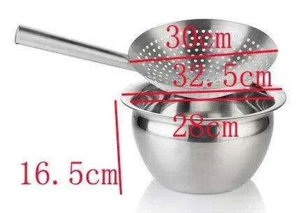 Premium Stainless Steel Oil Filtering Pot - Your Key to Healthier Cooking
