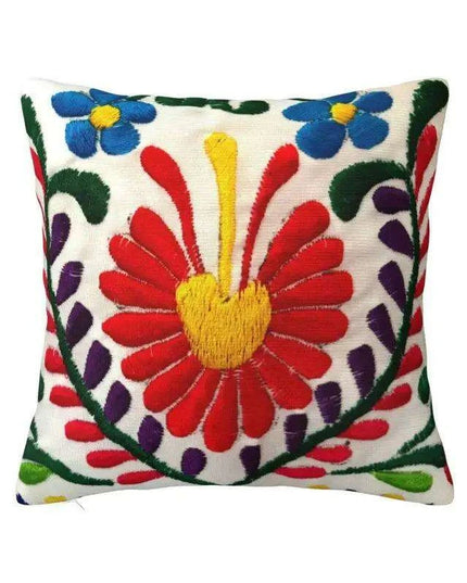 Exquisite Velvet Cushion Covers Featuring Mexican Butterfly and Floral Embroidery for Stylish Home Decor