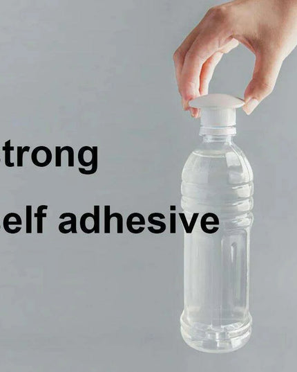 Self-Adhesive Silicone Door Handle Bumpers - Elegant Shock Absorbing Wall Protectors (Single Unit)