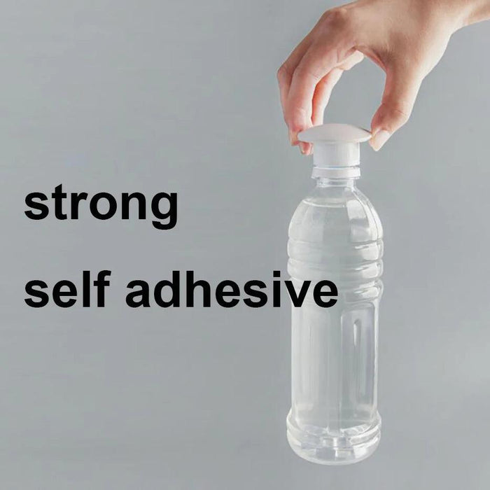 Self-Adhesive Silicone Door Handle Bumpers - Elegant Shock Absorbing Wall Protectors (Single Unit)