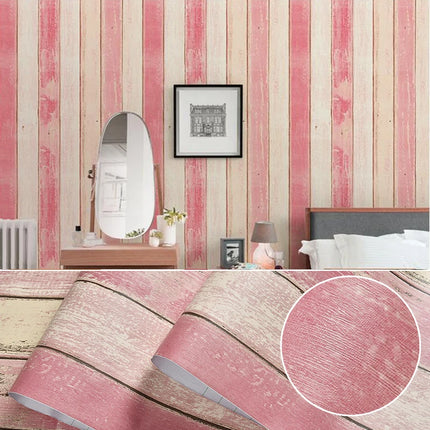 BoHa Waterproof Wood Pattern Wall Sticker - Self-Adhesive PVC Wallpape