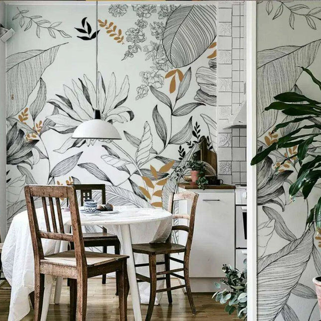 Tropical Dreamscape Abstract Wallpaper Mural