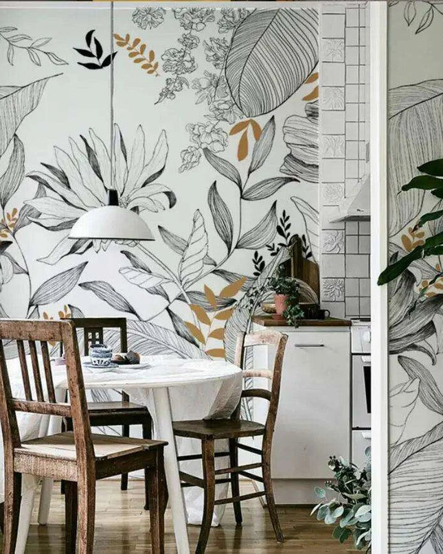 Tropical Dreamscape Abstract Wallpaper Mural