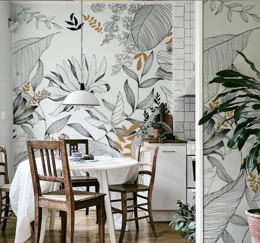 Tropical Dreamscape Abstract Wallpaper Mural