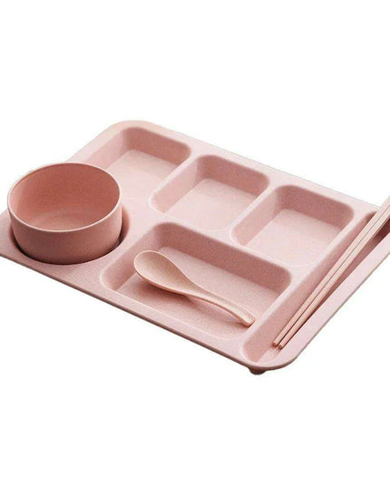 Cheerful Kids' Dining Adventure Set – Engaging Plates, Bowls, and Utensils for Young Eaters