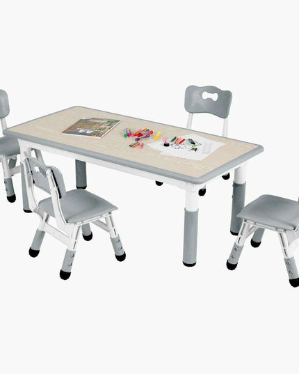 Ergonomic and Adjustable Kids Table and Chair Set for Safe Playtime