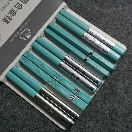 Sophisticated Non-Slip Sushi Chopsticks Set - 5 Pairs for Gourmet Dining