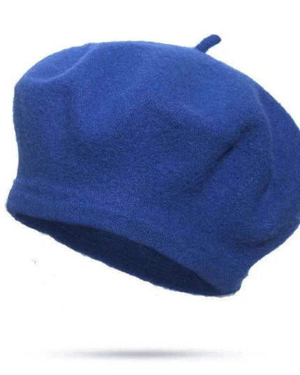 Elegant Wool Beret - Classic Winter Accessory for Women and Teens