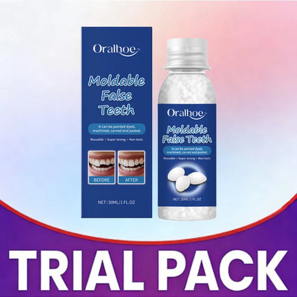 Resin Dental Adhesive — Shapeable Temporary Tooth Repair, Multi-Pack Options
