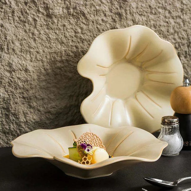 Chic Deep Ceramic Serving Bowl for Gourmet Meals and More