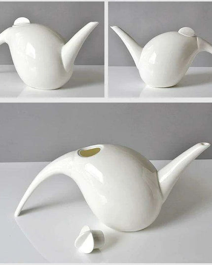 Elegant Water Drop Bone China Tea Set | 5-Piece Collection for Luxurious Tea Moments