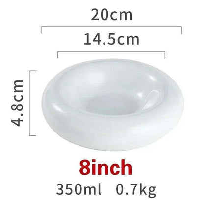 Artisan Japanese Ceramic Dinner Plates Set with Unique Artistic Patterns for Gourmet Dining