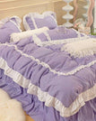 Purple / for 1.5m bed 3pcs / Flat Bed Sheet