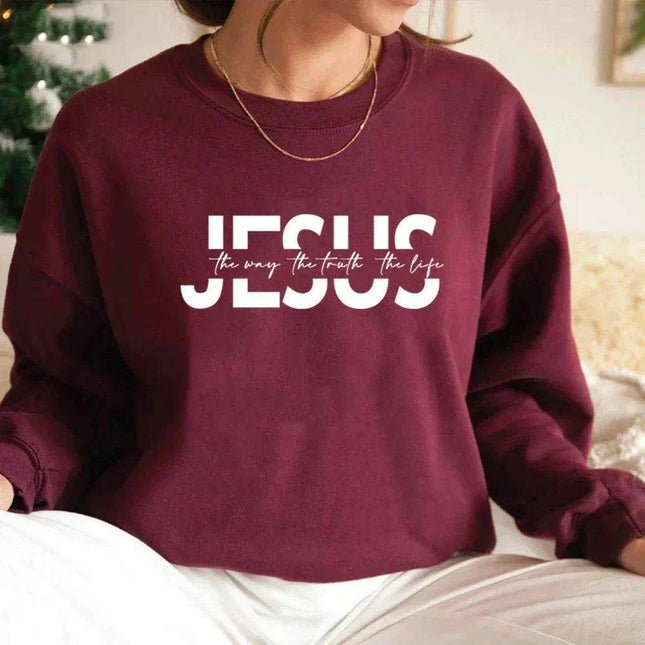 Faithful Journey Christian Hoodie - Stylish Jesus Sweatshirt for Women