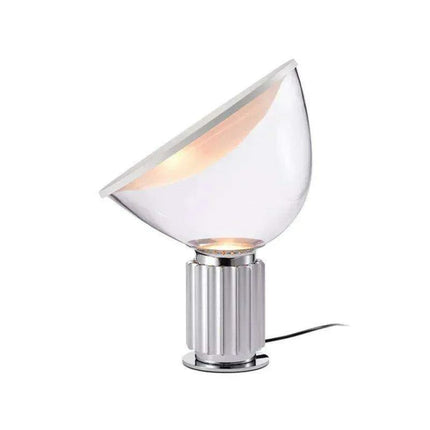 LED Radar Table Lamp - Elegant Glass Light for Living Room, Bedroom, and Office Spaces