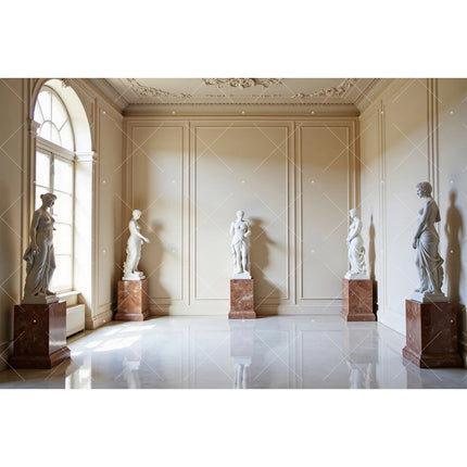 Retro European Palace Photography Backdrop – 13 Designs, Vinyl & Polyester