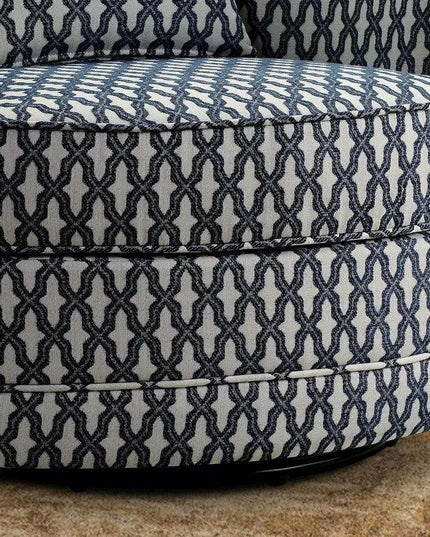 Modern Swivel Barrel Chair Set with Free Decorative Pillow - Your Comfort Haven