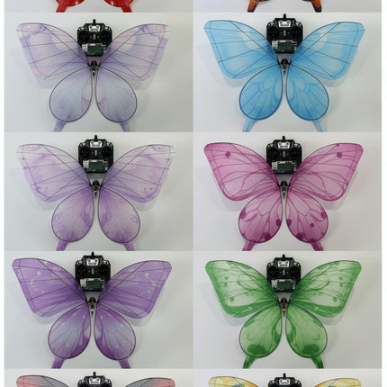 Commercial RC Bionic Butterfly Drone — LED Lights | 72×50cm Wingspan