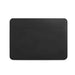 Sleek PU Leather MacBook Sleeve with Magnetic Closure - Brown/Black Case for 13.3/14 Inch Laptops