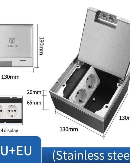 Waterproof EU Floor Socket for Seamless Home Appliance Integration