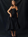 Chic Black Backless A-Line Spaghetti Strap Maxi Dress - Stunning Off-Shoulder Evening Fashion