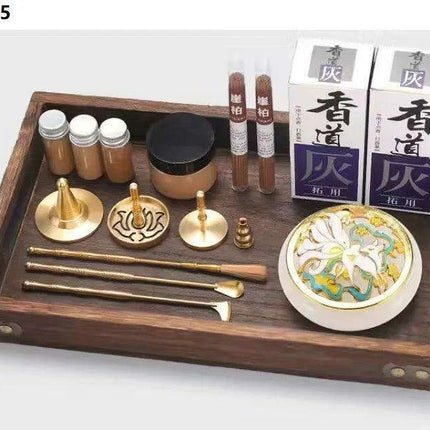 Brass Incense Creation Kit - Versatile Incense Burner Accessories for Yoga, Meditation, and Home Fragrance