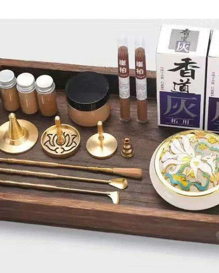 Brass Incense Creation Kit - Versatile Incense Burner Accessories for Yoga, Meditation, and Home Fragrance