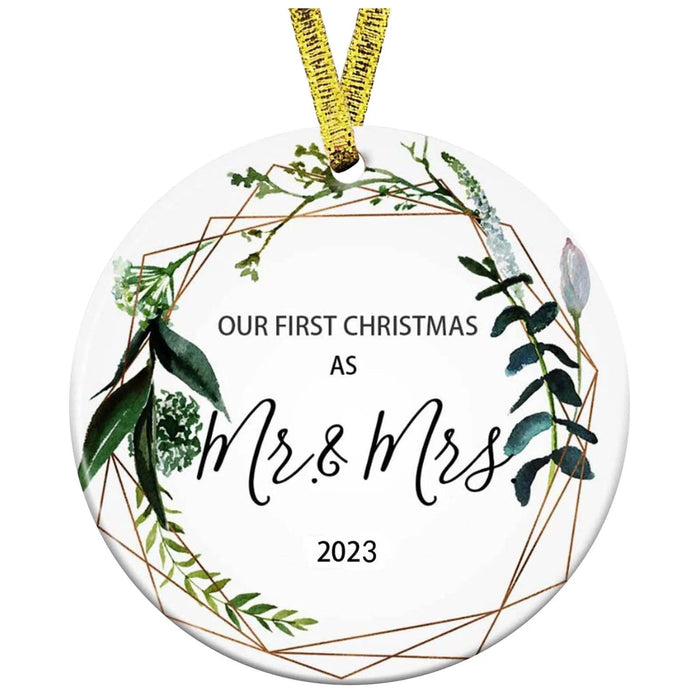 Our First Christmas Together 2023 Ornament - A Cherished Keepsake for New Couples - Celebrate Your Love Story - "Start Your Adventure" Holiday Gift