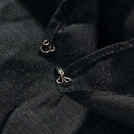 Chic High Waist Pleated A-line Dress for Women