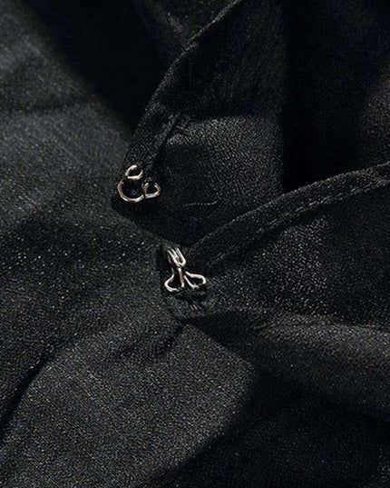 Chic High Waist Pleated A-line Dress for Women