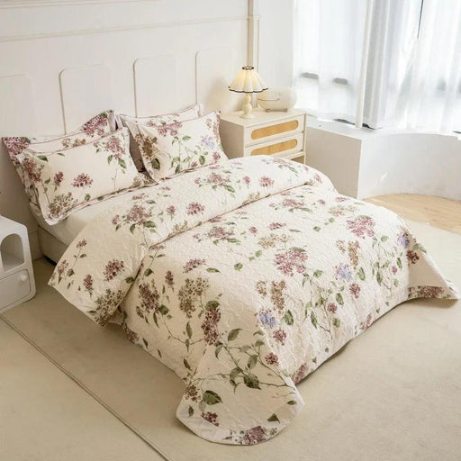 Chic 100% Cotton Plaid Coverlet Set for Double Beds - Multi-Functional Bedspread