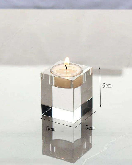 Elegant K9 Crystal Tealight Holders – Enhance Your Home Decor and Special Occasions